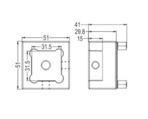 edm s30 stainless steel electrode holder 