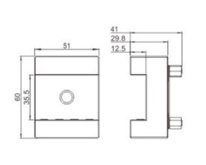 U35 stainless steel holder