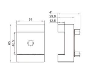 edm stainless electrode holder groove width 40mm