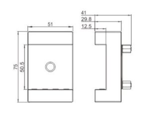 U50 electrode holder uni-slot