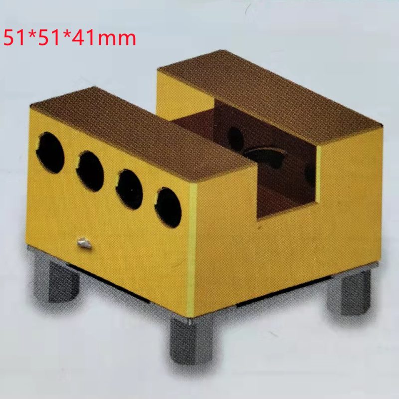 electrical discharge machine brass groove holder for copper electrode